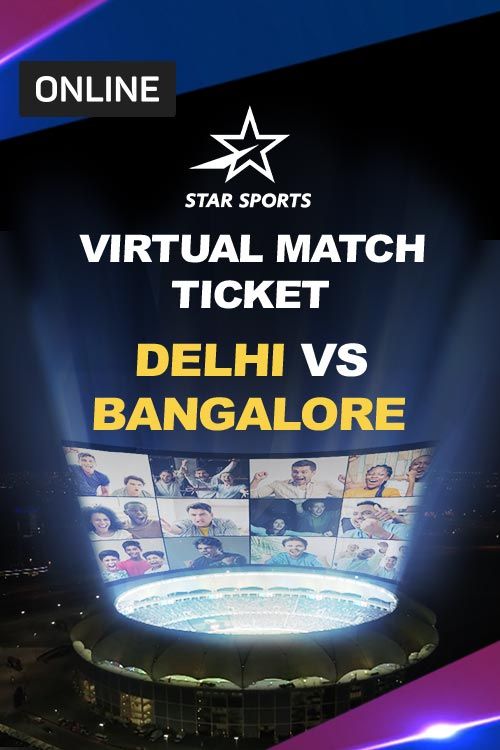 Delhi vs Bangalore at BookMyShow