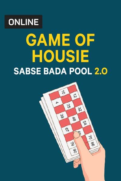 Game Of Housie - Sabse Bada Pool 2.0 at BookMyShow