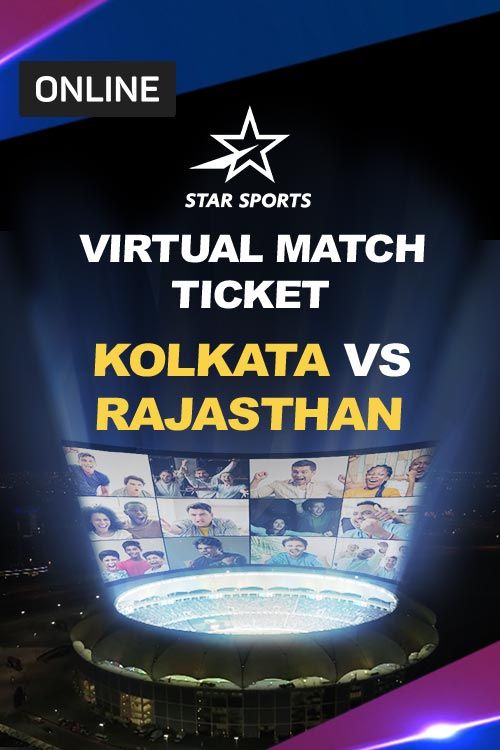 Kolkata vs Rajasthan at BookMyShow