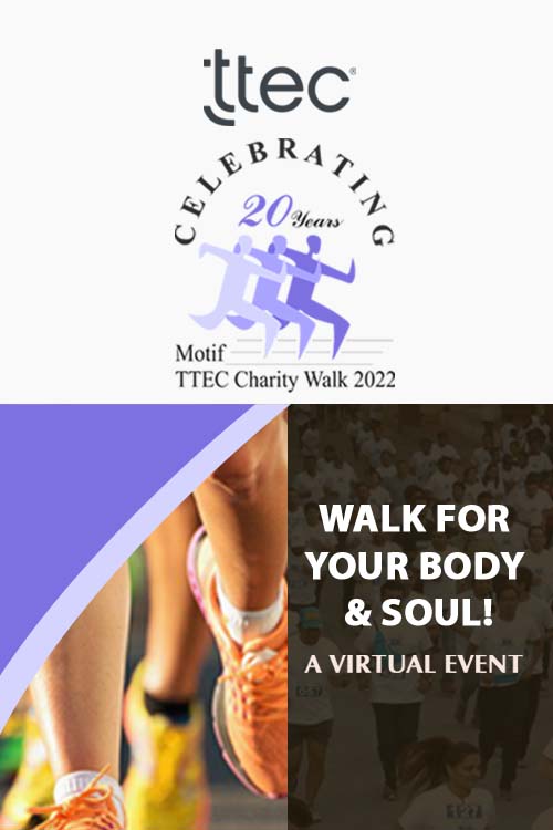 The 20th Annual Motif-TTEC Charity Walk - 2022 at BookMyShow