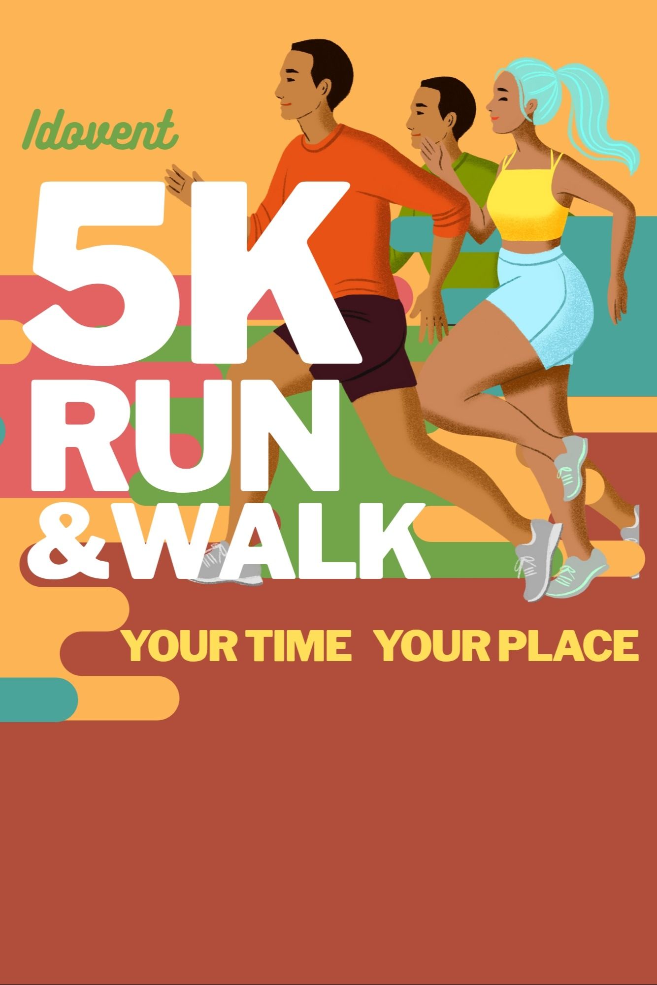 Poster Walk Run Events Poster Template Free 5k Runs Running Events