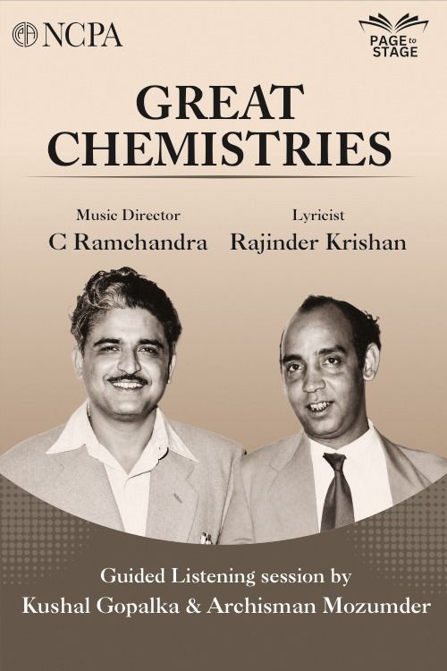 Page to Stage - Great Chemistries at BookMyShow