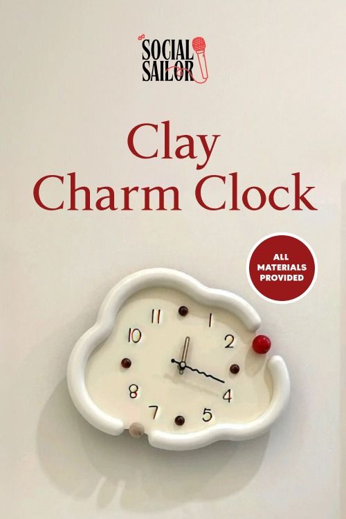 Clay Charm Clock