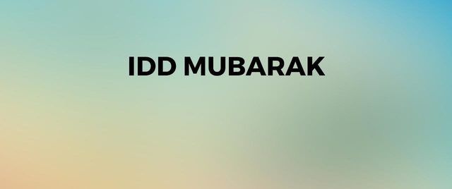 Idd Mubarak