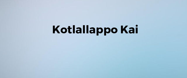 Kotlallappo Kai