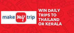 MAKE MY TRIP | WIN DAILY TRIPS TO THAILAND OR KERALA
