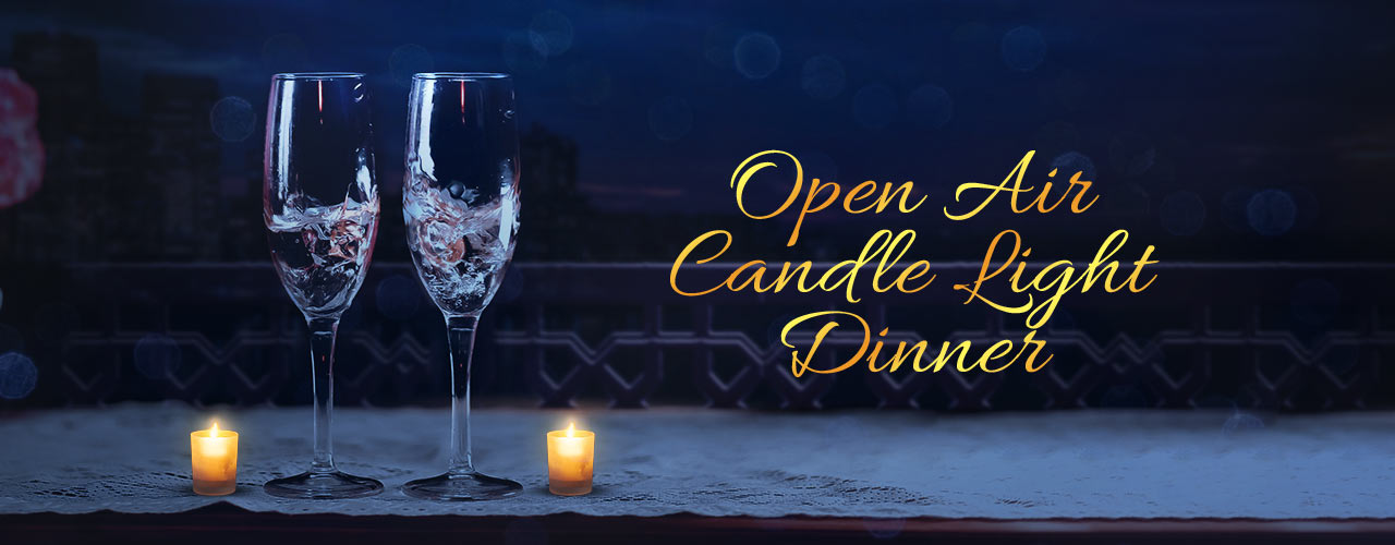 Open Air Candle Light Dinner