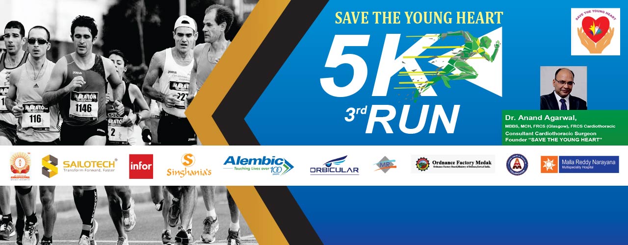 Save The Young Heart 3rd 5k Run Walk Running Bookmyshow