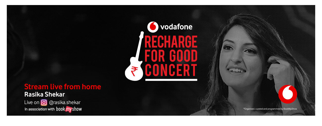 Rasika Shekar Live @ Vodafone #RechargeForGood