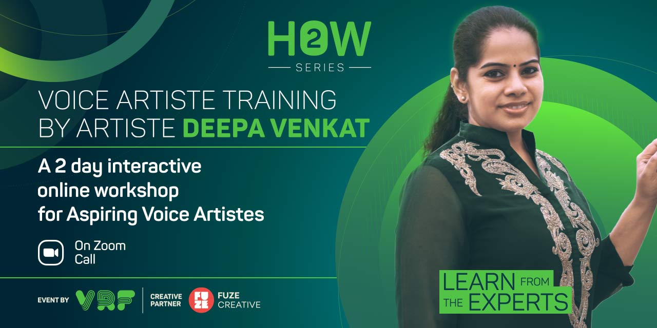 Voice Artist Training By Artiste Deepa Venkat Online Streaming Events Workshops Online Streaming Events Mumbai Bookmyshow