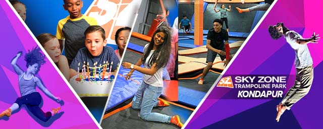 Sky Zone Trampoline Park Adventure Tickets Hyderabad Bookmyshow