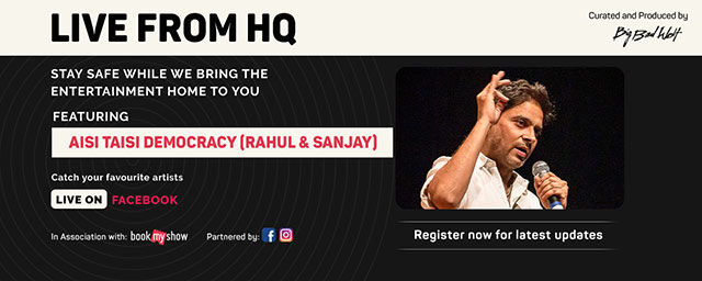 Rahul Ram and Sanjay Rajoura Live from HQ by BookMyShow