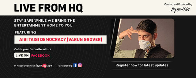 Varun Grover Live from HQ by BookMyShow