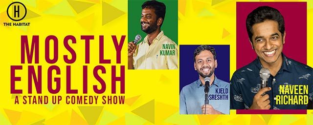 Mostly English Comedy Shows Mumbai Bookmyshow