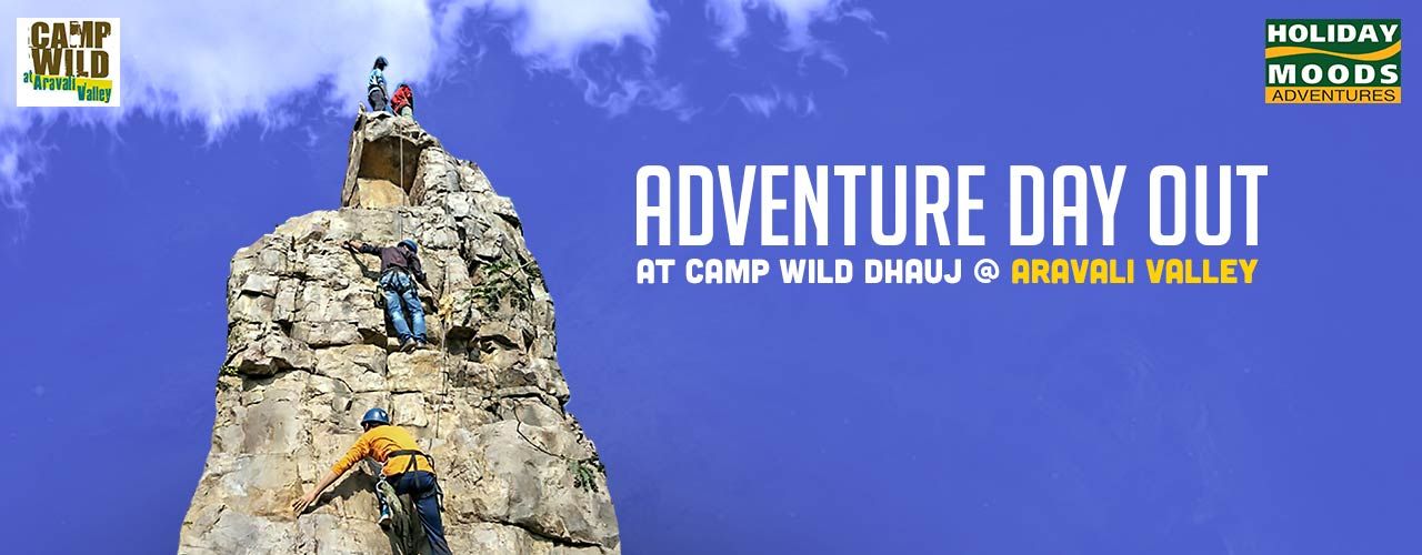 Adventure Day Out At Camp Wild Dhauj Aravali Valley Mangar Bookmyshow