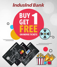 Indusind Bank Credit Card Movie Ticket Offer