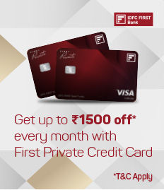 IDFC Credit Card Offer - BookMyShow