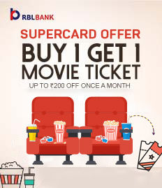 RBL Bank SuperCard offer - BookMyShow