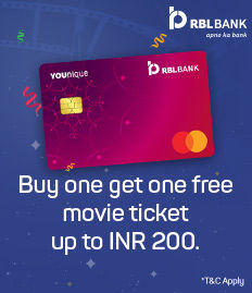 RBL BANK YOUNIQUE CREDIT CARD OFFER - BookMyShow