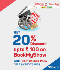Union Bank Credit & Debit Card Offer - BookMyShow
