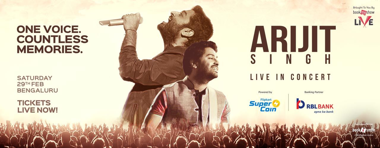 Arijit Singh Live In Concert Bengaluru Music Shows Bengaluru Bookmyshow